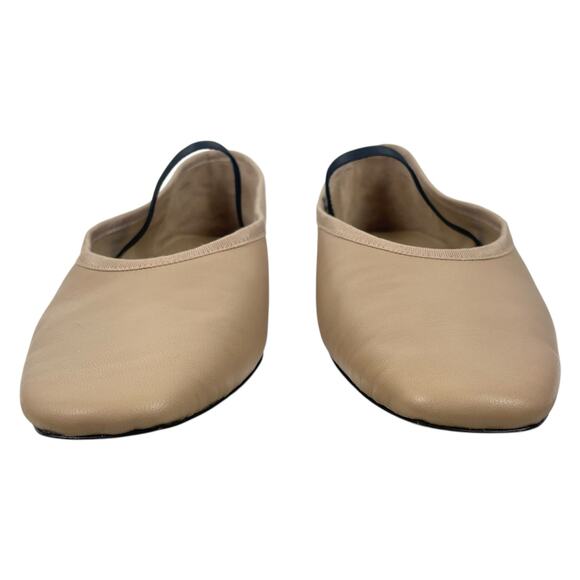 Vince Vivian Nappa Leather Mary Jane Flats Taupe Clay Size 8.5M - Picture 5 of 14